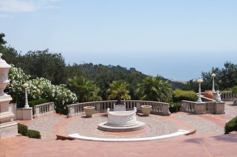 Utsikten från Hearst Castle